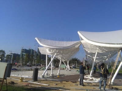 珠海金山公園膜結構 從設計到施工的完整移交