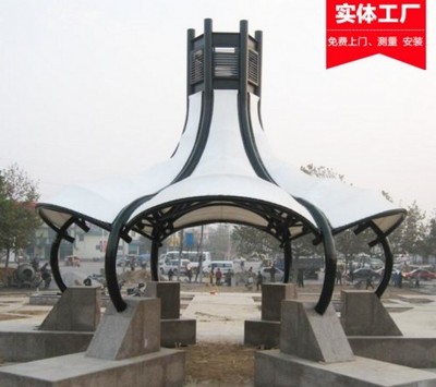 膜結(jié)構(gòu)景觀(guān)棚 沙灘廣場(chǎng)公園的標(biāo)志性設(shè)計(jì)與施工