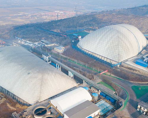 清露金華節(jié)能科技 山東鋼廠(chǎng)環(huán)保氣膜結(jié)構(gòu)工程設(shè)計(jì)、施工與高清應(yīng)用解析